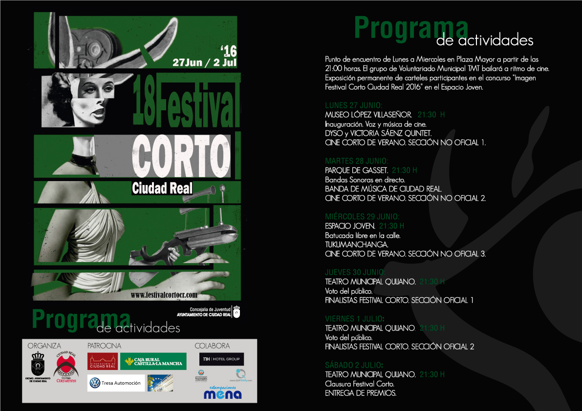 Programa 2016 - Festival Corto Ciudad Real