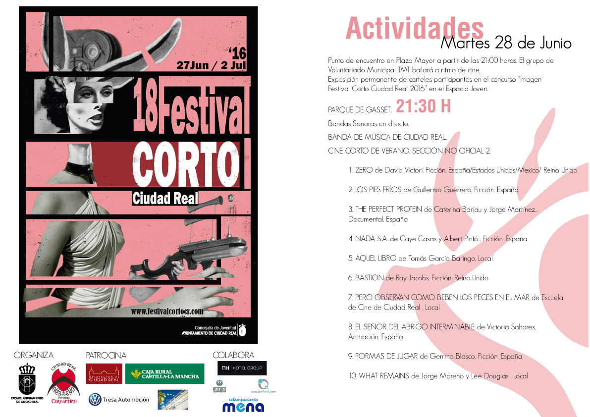 Proyecciones 2016 - Festival Corto Ciudad Real