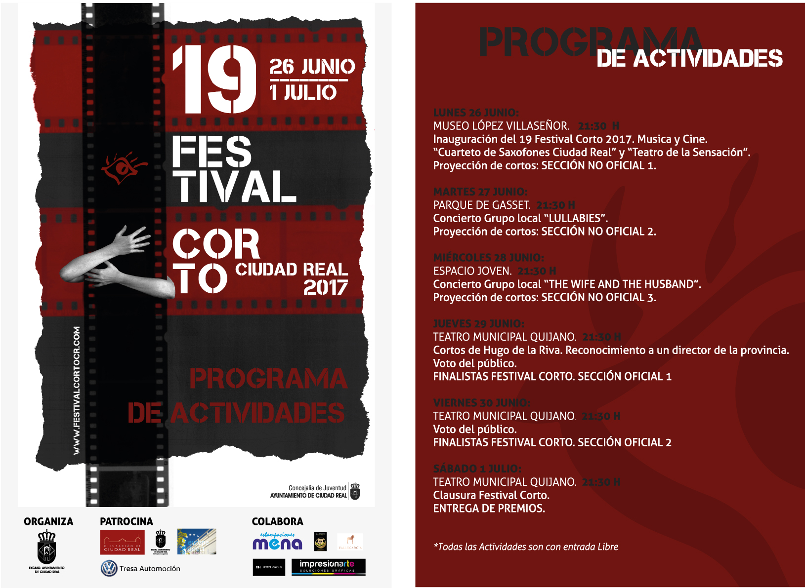 Programa 2017 - Festival Corto Ciudad Real