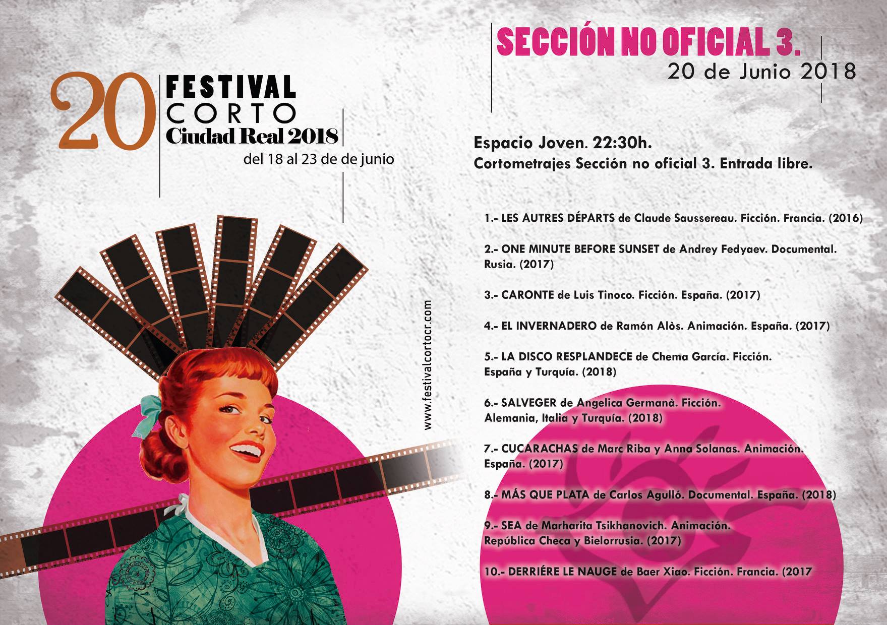 Sección no oficial 2018 - Festival Corto Ciudad Real