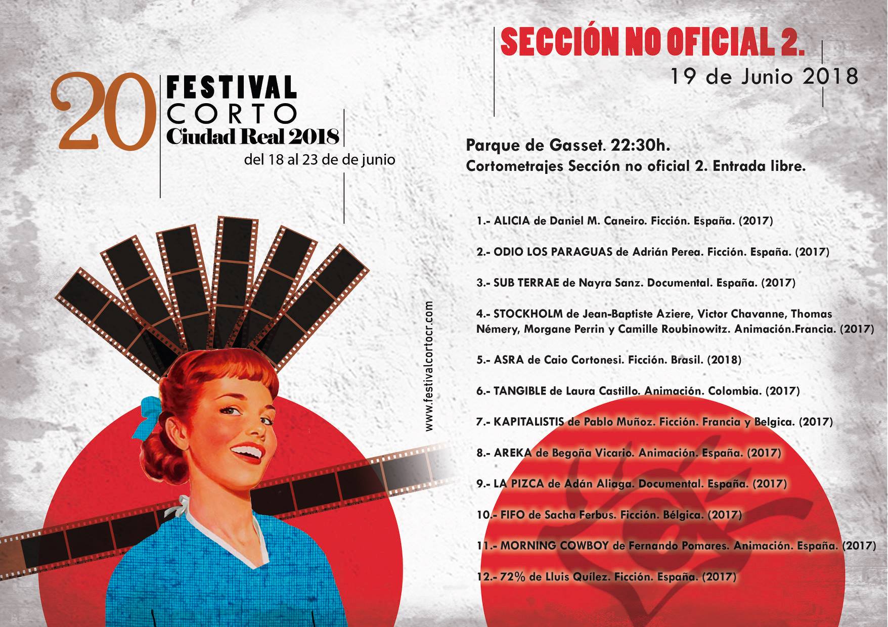 Sección no oficial 2018 - Festival Corto Ciudad Real