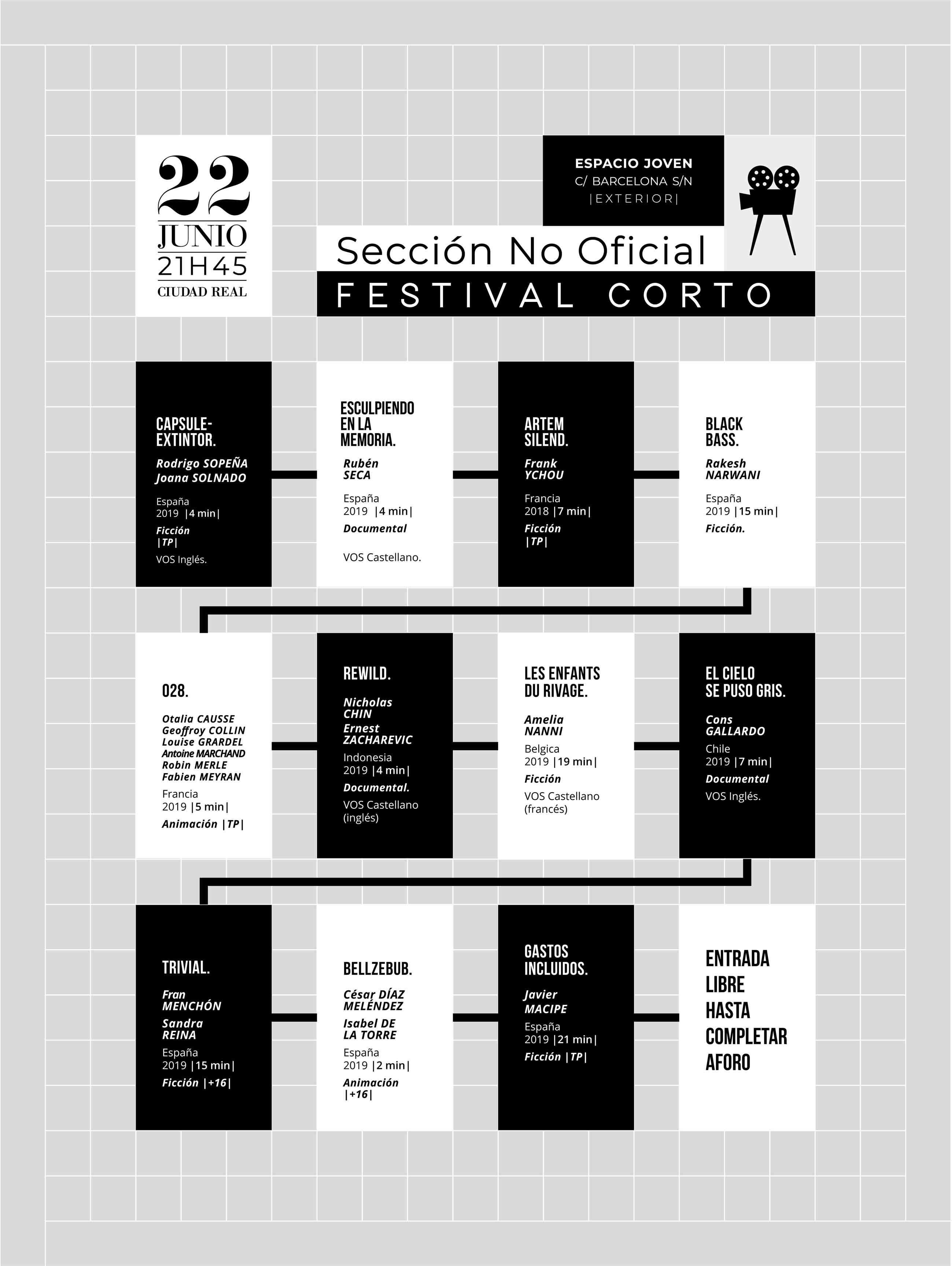Programación 2020 - Festival Corto Ciudad Real