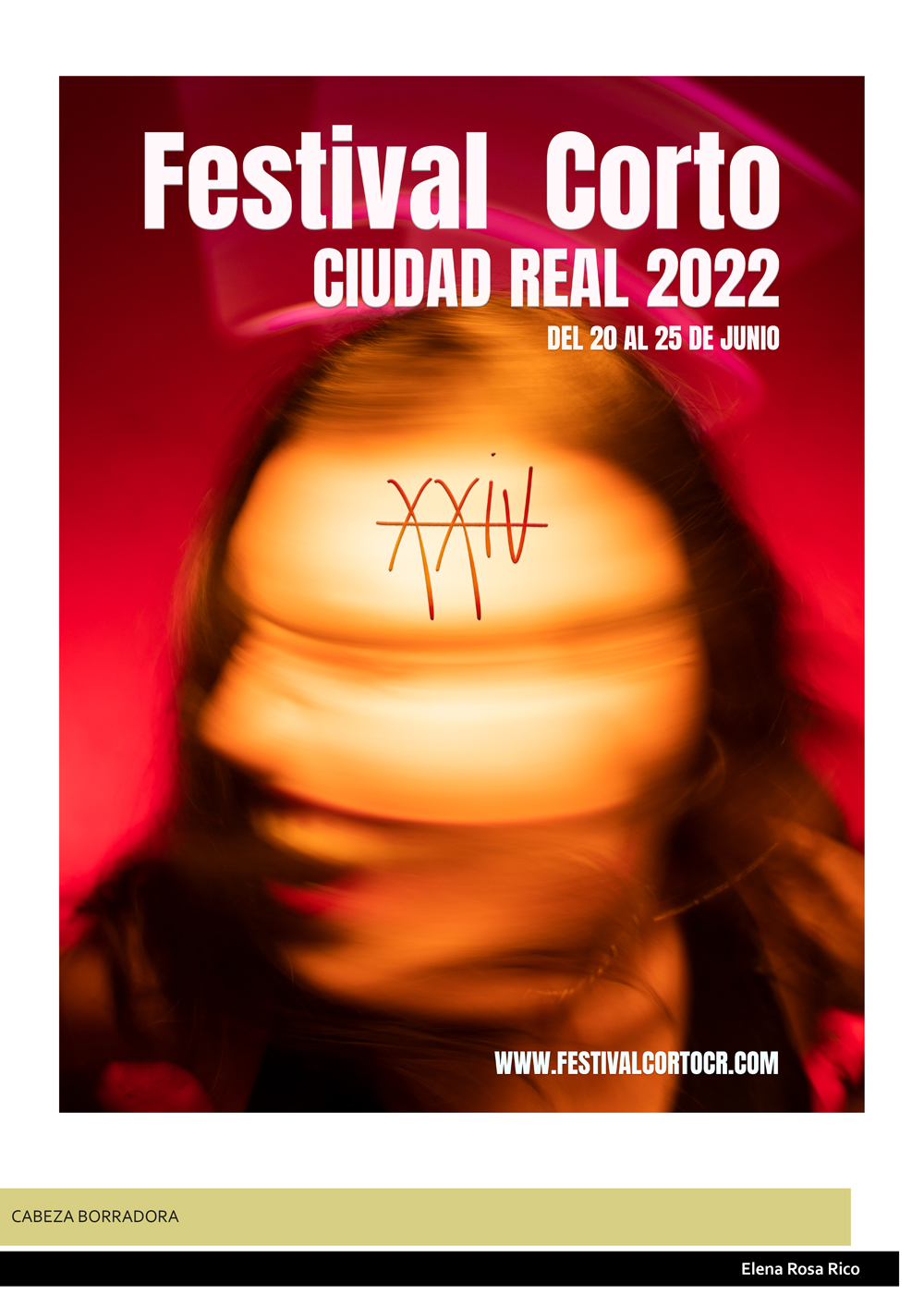 Cartel ganador 2022 - Festival Corto Ciudad Real