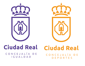 Logos concejalías igualdad y deportes ayto Ciudad Real